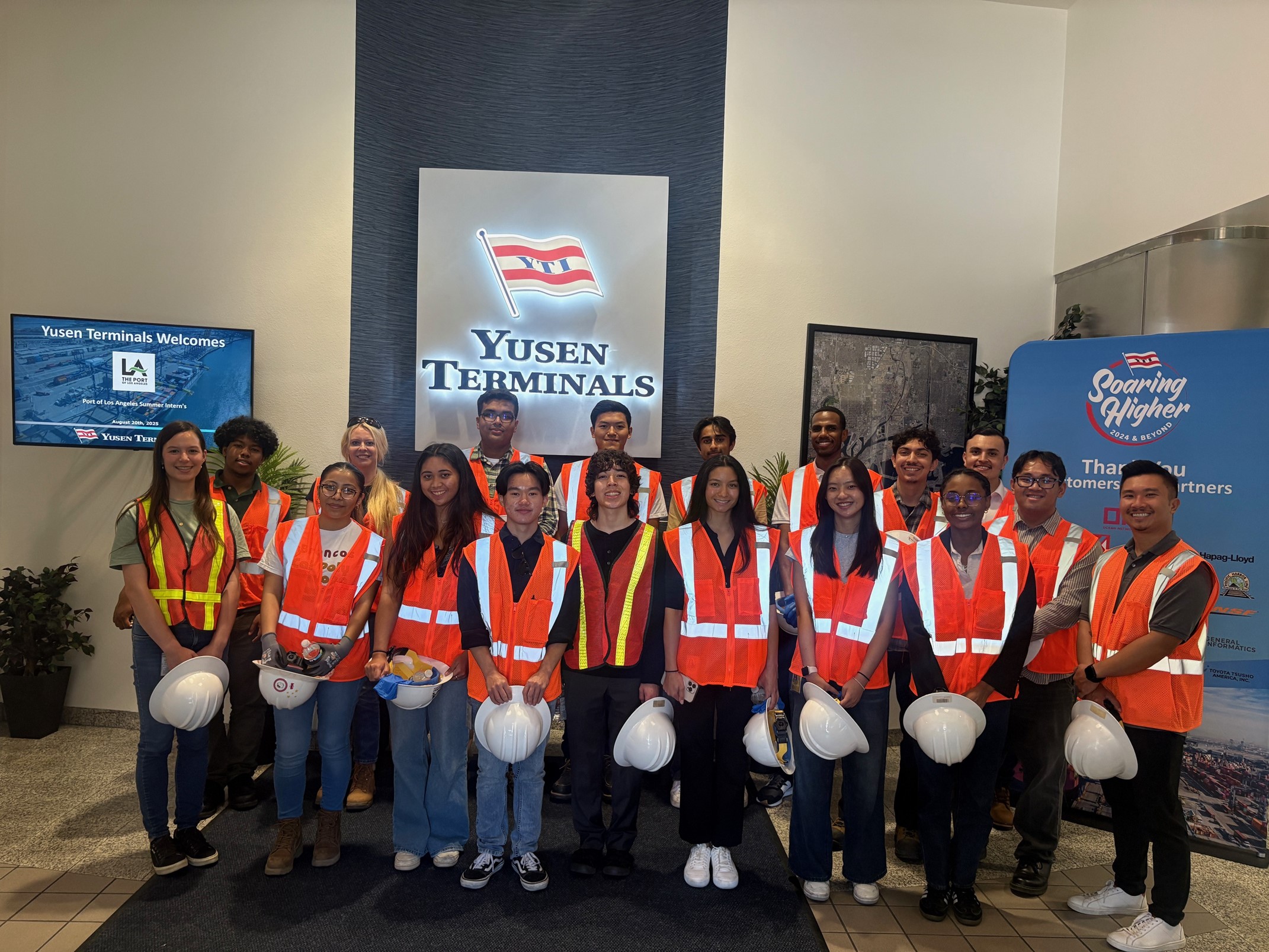 Port of LA Interns Visit YTI