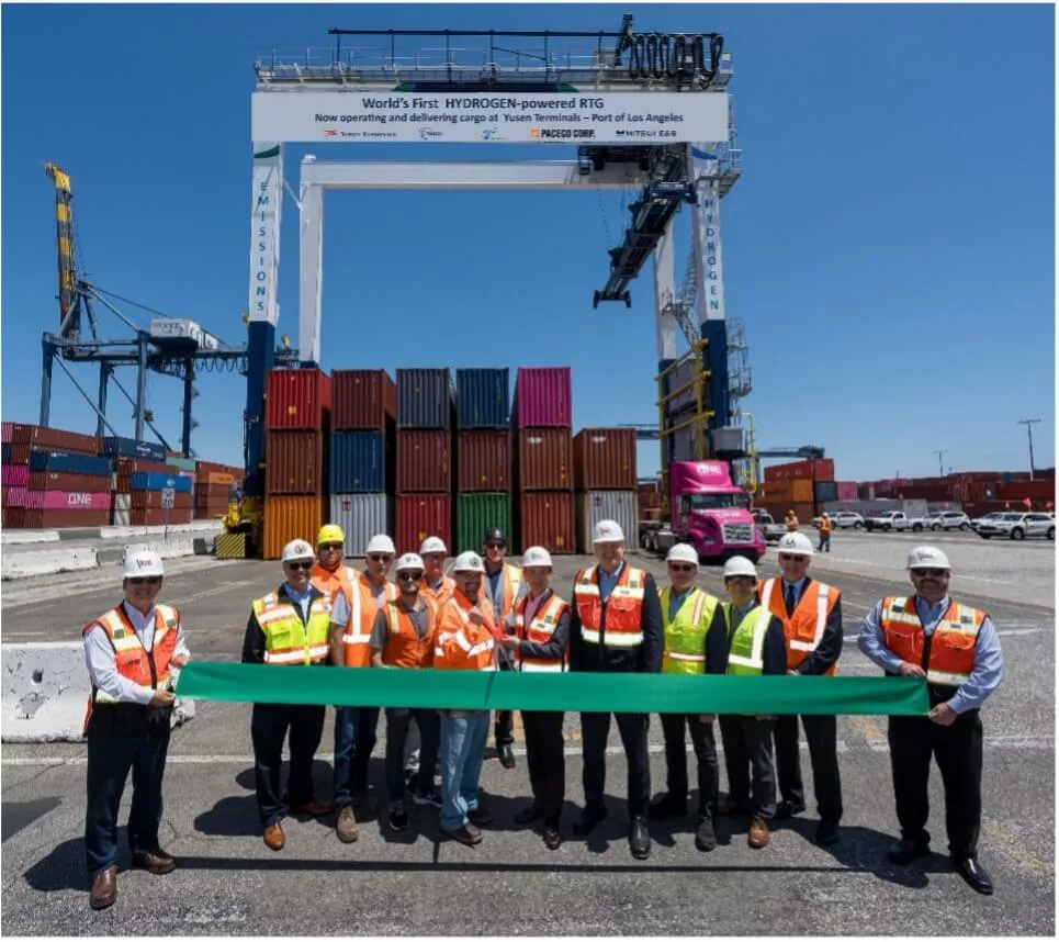 Yusen Terminals Launches World’s First Hydrogen Fuel Cell RTG Program